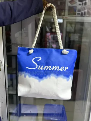 Summer Vibes' Large Capacity Women Beach/ Market Ba