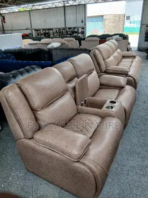Lavish Semi Recliner Sofa 5 Seater 3,2