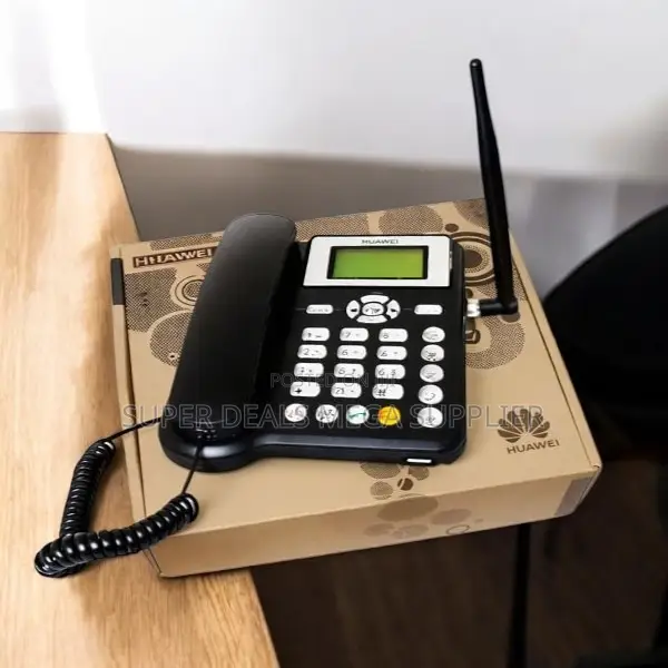 Wireless GSM Desktop Phone One Sim Large Battery Home Office