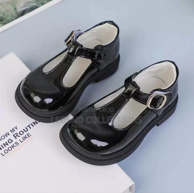 Girls School Wetlook Shoes (Size 26-36)