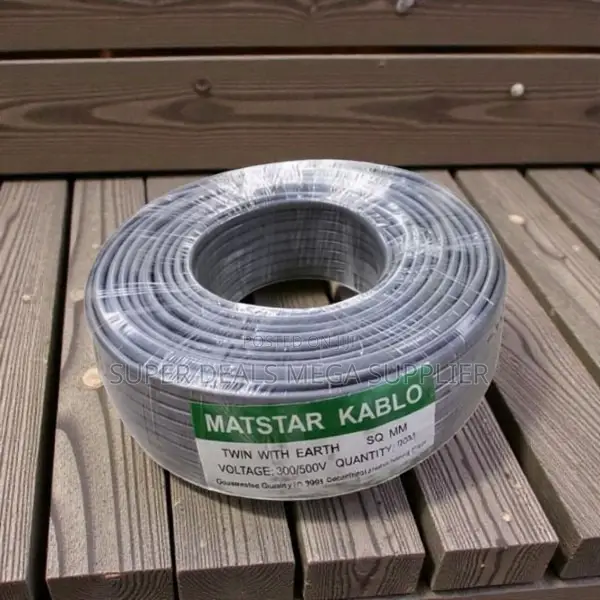 Moisture Resistant 1.5mm 90m Twin With Earth Flat Cable
