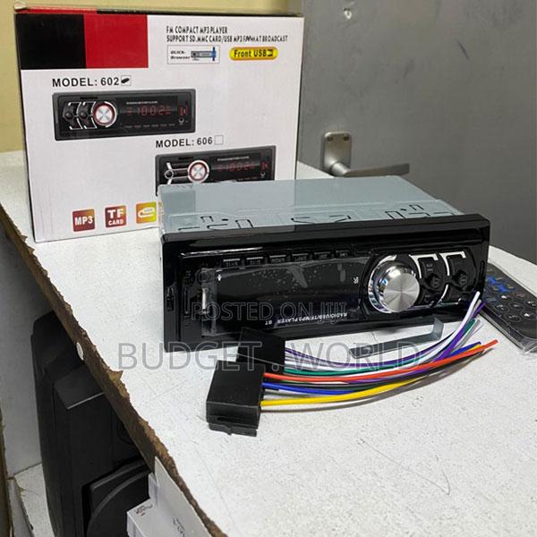 Aux Port With Detachable Face Powerful Car Radio Stereo With Bluetooth