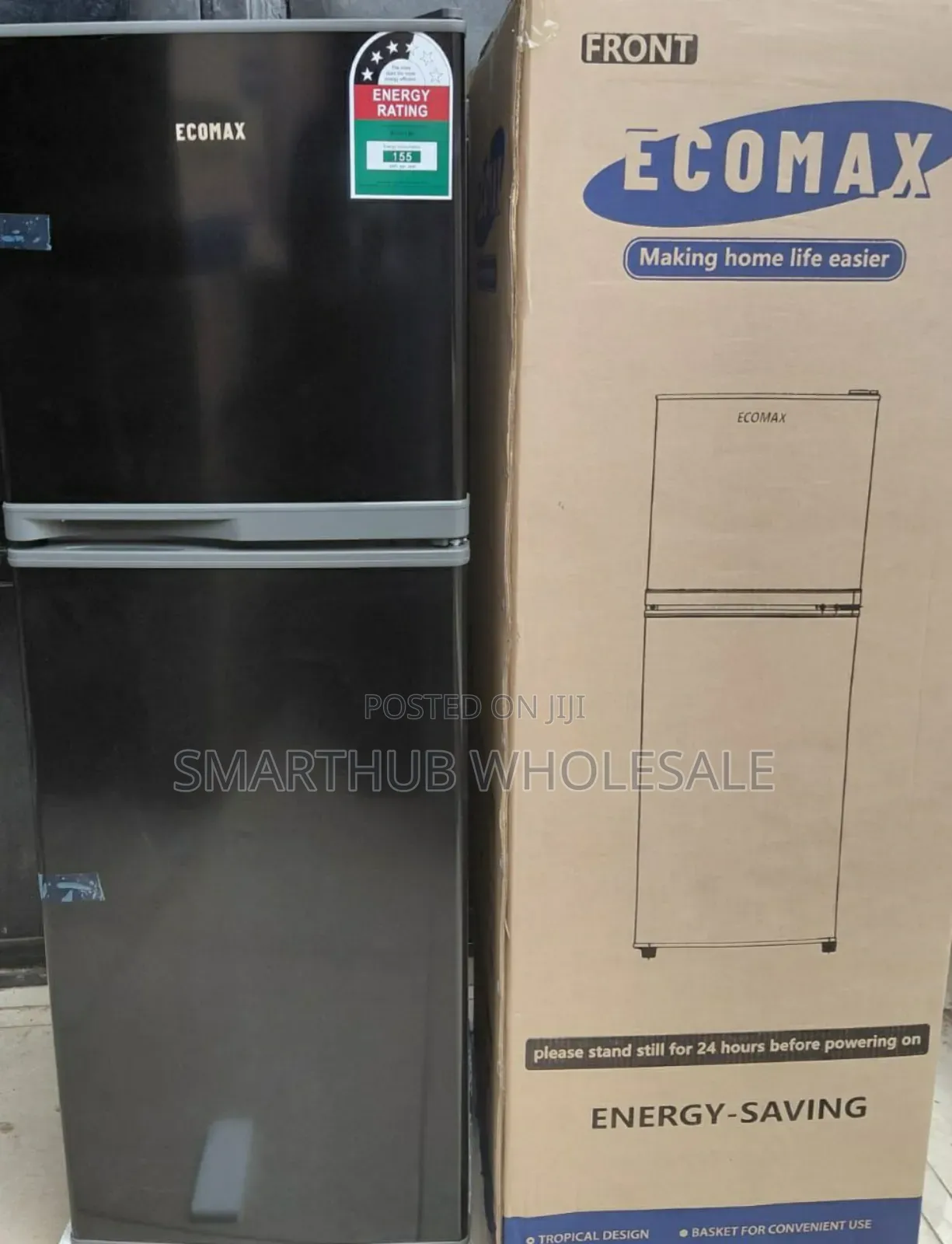Fridge--Ecomax 138l Double Door Fridge BCD-138