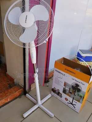Primadel 16" Standing Fan | White | 3-Speed |