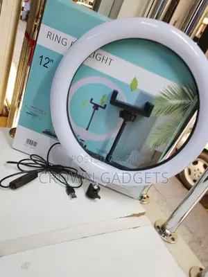 12 Inch Led Ring Light With Phone Holder Stand