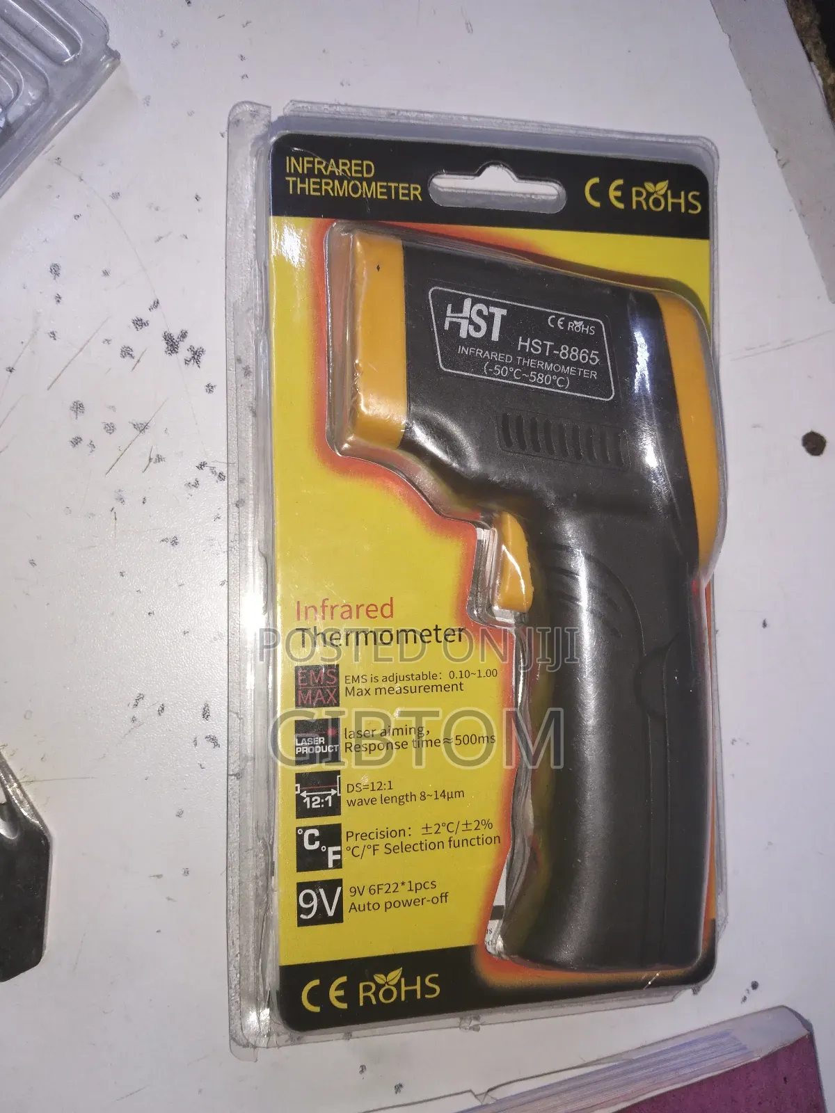 Industrial Use Wide Range Infrared Thermometer -50°C To 580°C.
