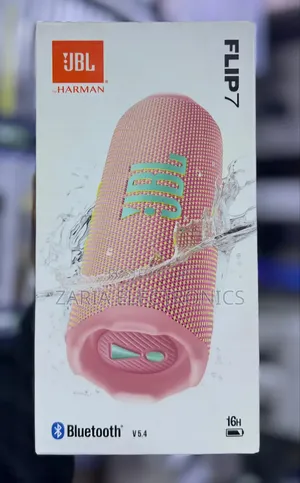 JBL Flip 7 Bluetooth Speaker, 16hrs Play Time