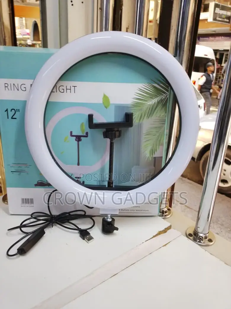 Portable 12 Inch Ring Light for Photography Live Streaming