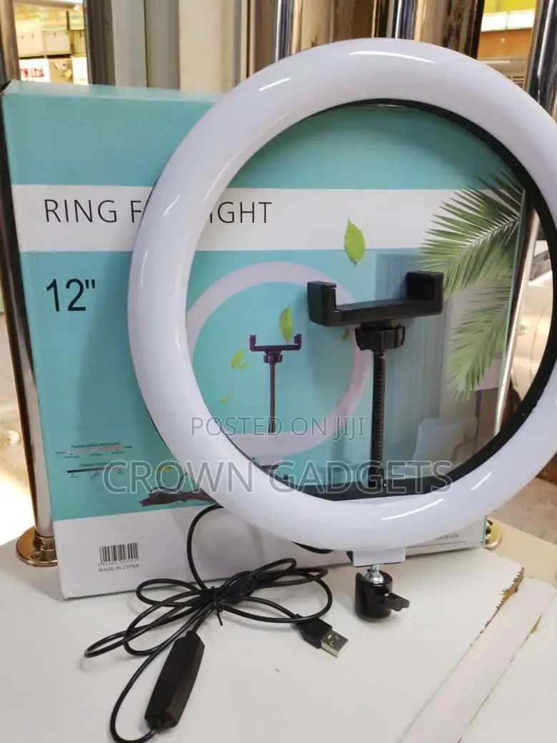 Portable 12 Inch Ring Light for Photography Live Streaming