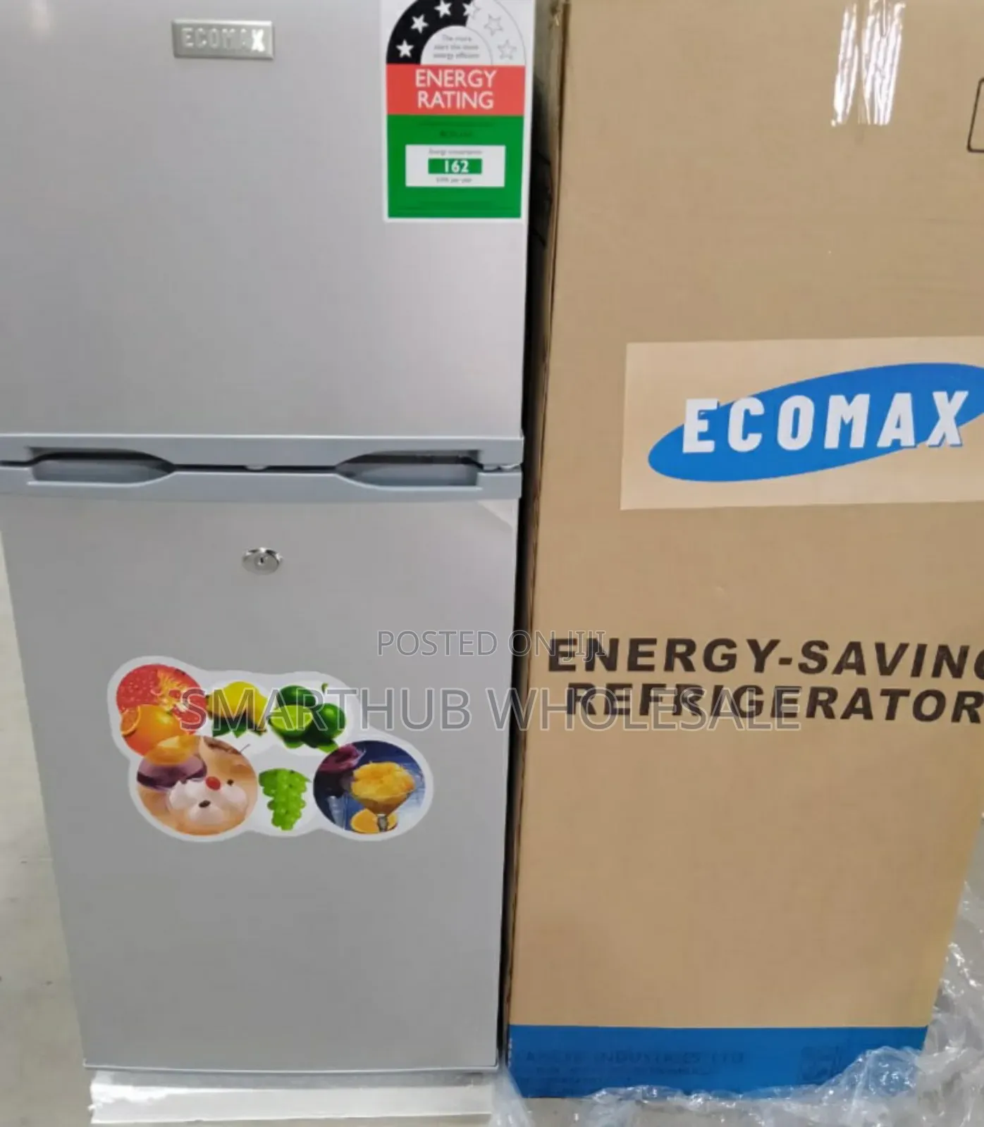 Ecomax 118l Double Door Fridge BCD-118