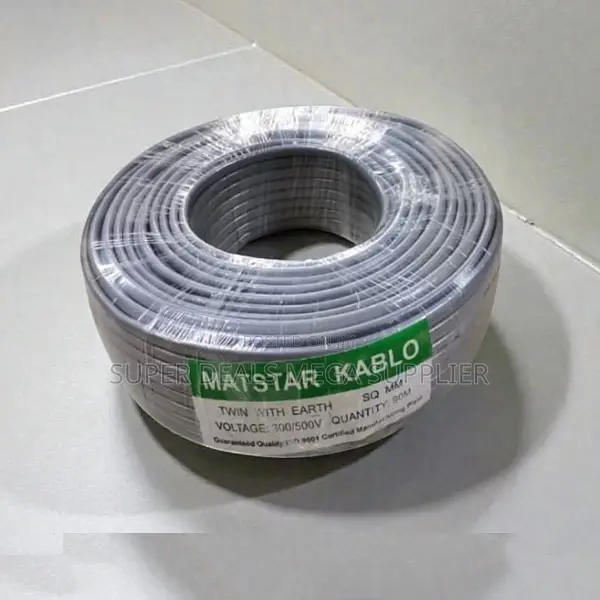 High Quality 4.0mm Twin With Earth Flat Electrical Wiring Cable- 90m