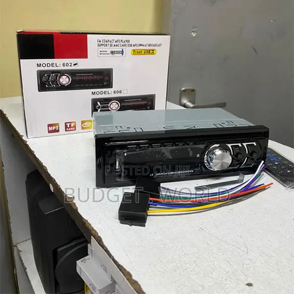 Heavy-Duty Powerful Hands Free Card Aux in Remote Control Radio Mp3