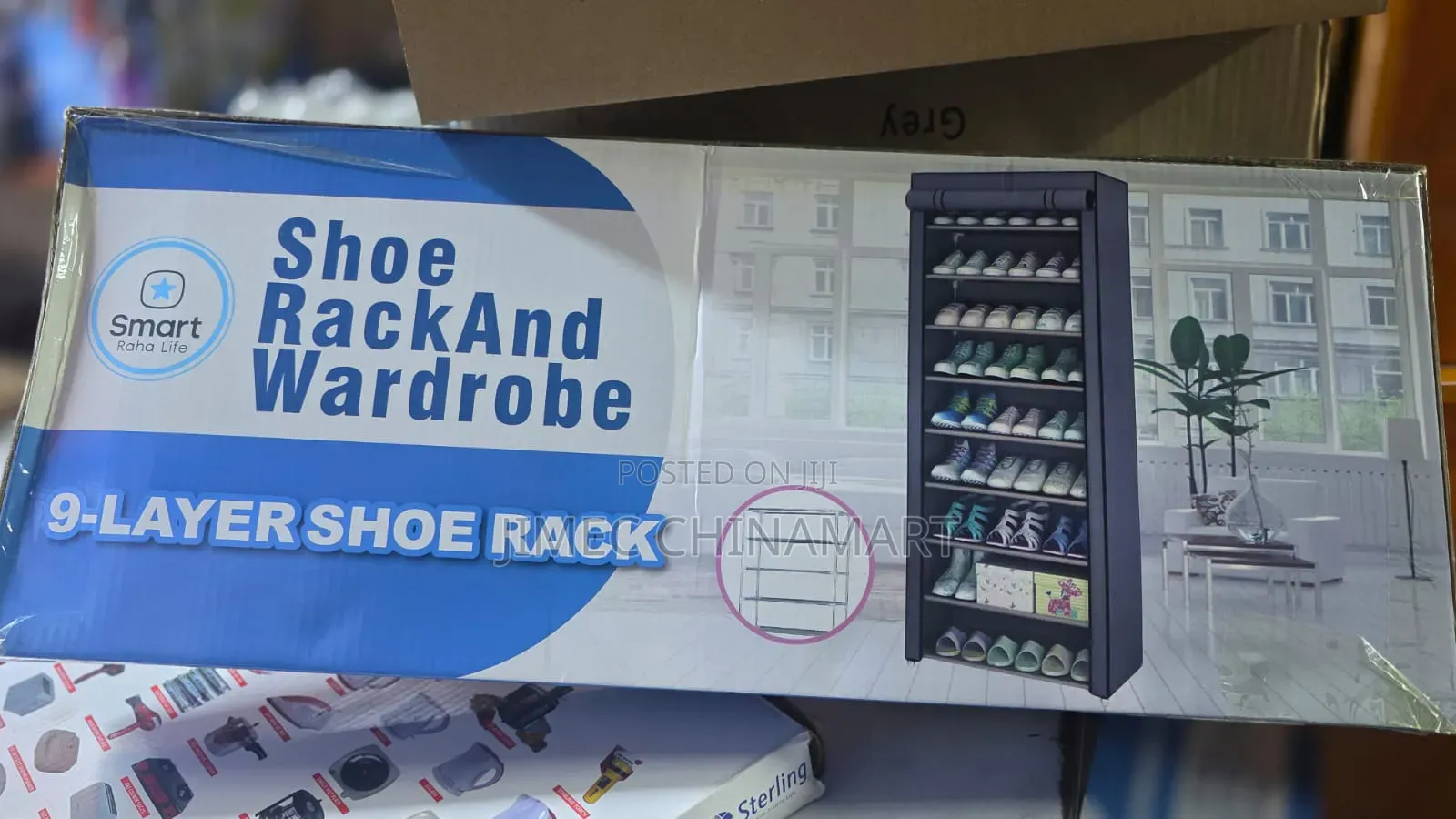 9-Layer Shoe Rack Wardrobe