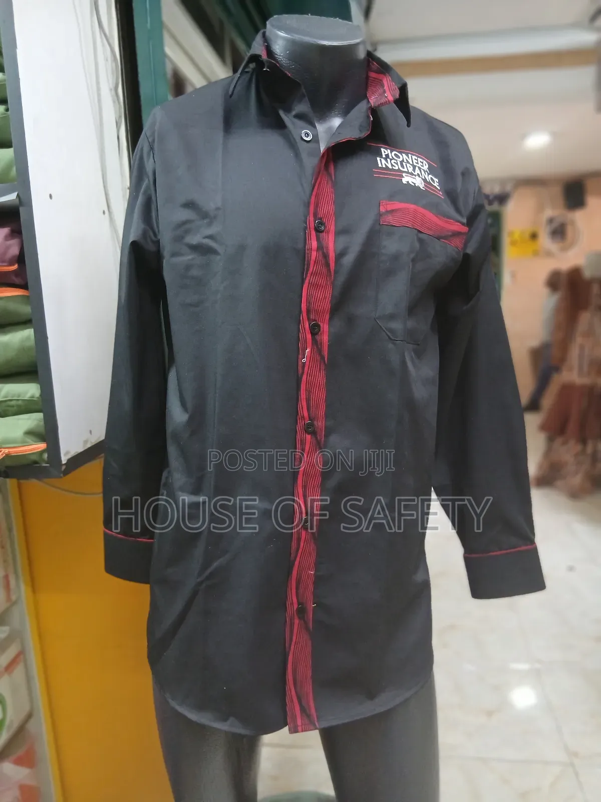 Black Under None Wrinkles Corporate Shirt