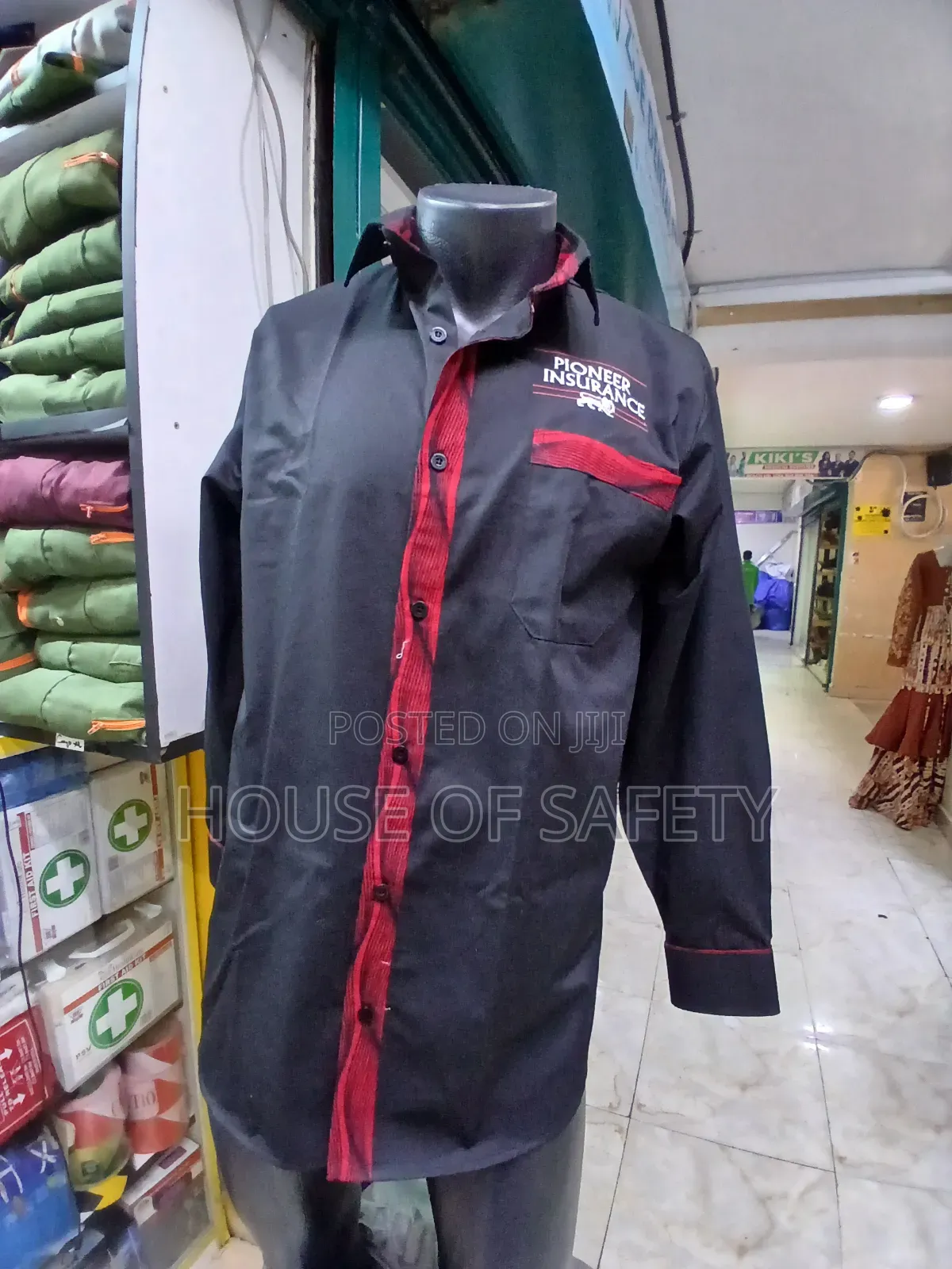 Black Under None Wrinkles Corporate Shirt