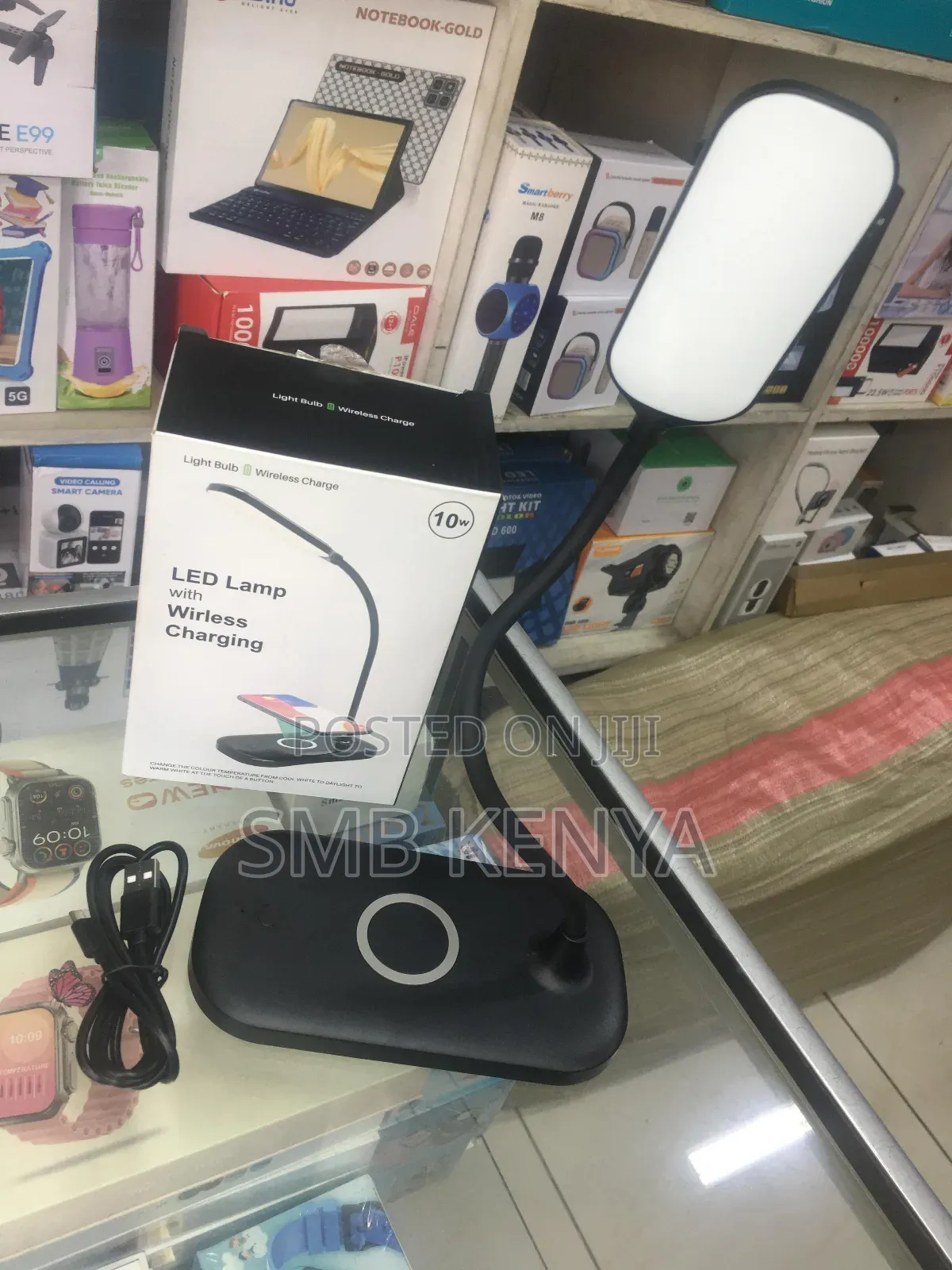 Led Table Lamp With Wireless Charger