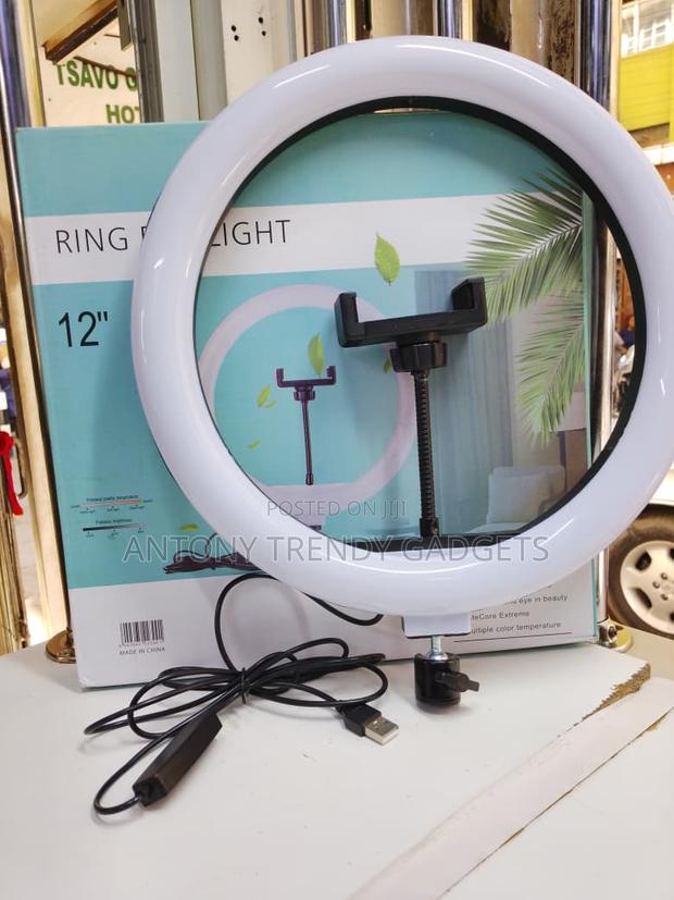 12 Inch Led Ring Fill Light With Stand For Live Streaming - main view