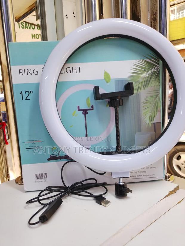 12 Inch Led Ring Fill Light With Stand For Live Streaming - thumbnail 2