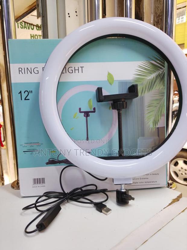 12 Inch Led Ring Fill Light With Stand For Live Streaming - thumbnail 3