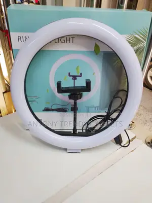 Portable 12” Led Ring Light With Stand – Dimmable Modes