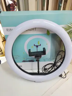 Portable 12” Led Ring Light With Stand – Dimmable Modes