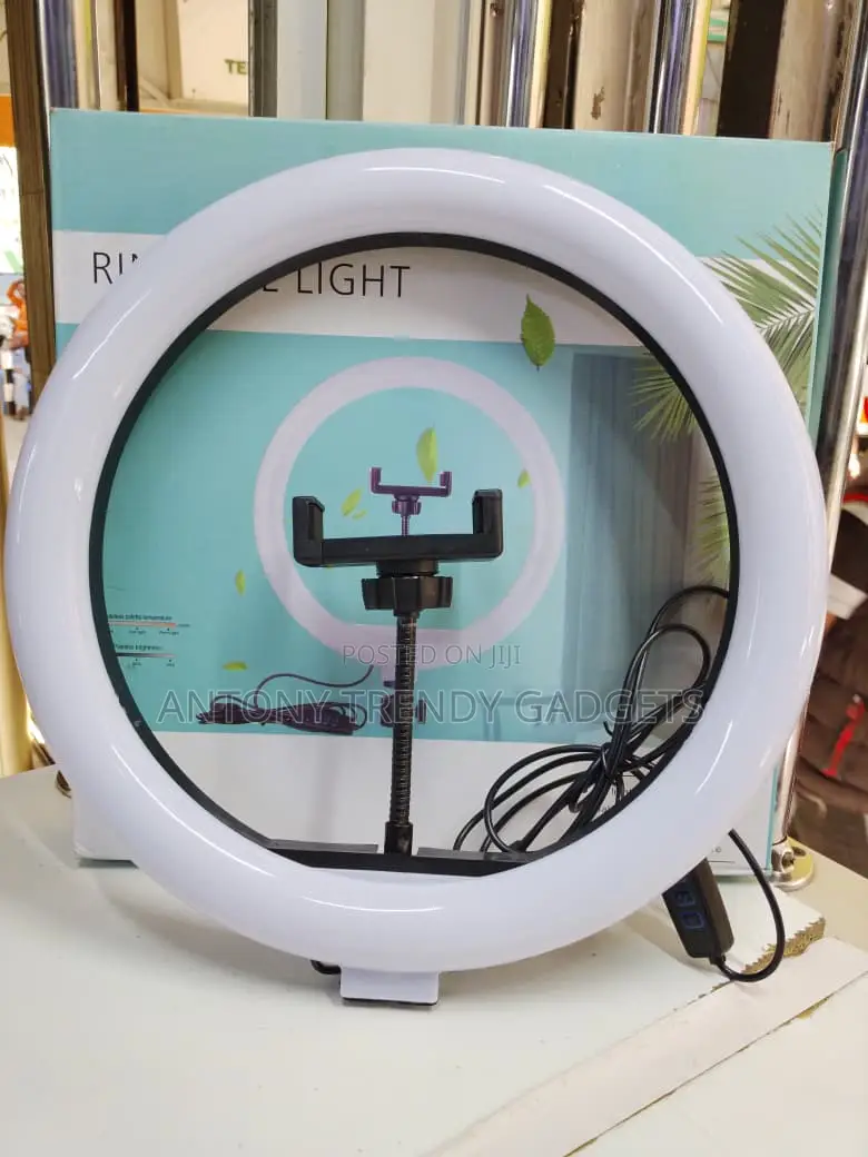 12 Inch Led Ring Light With Adjustable Stand & Phone Holder