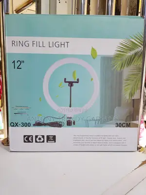 12 Inch Led Ring Light Stand Kit For Vlogging & Photography