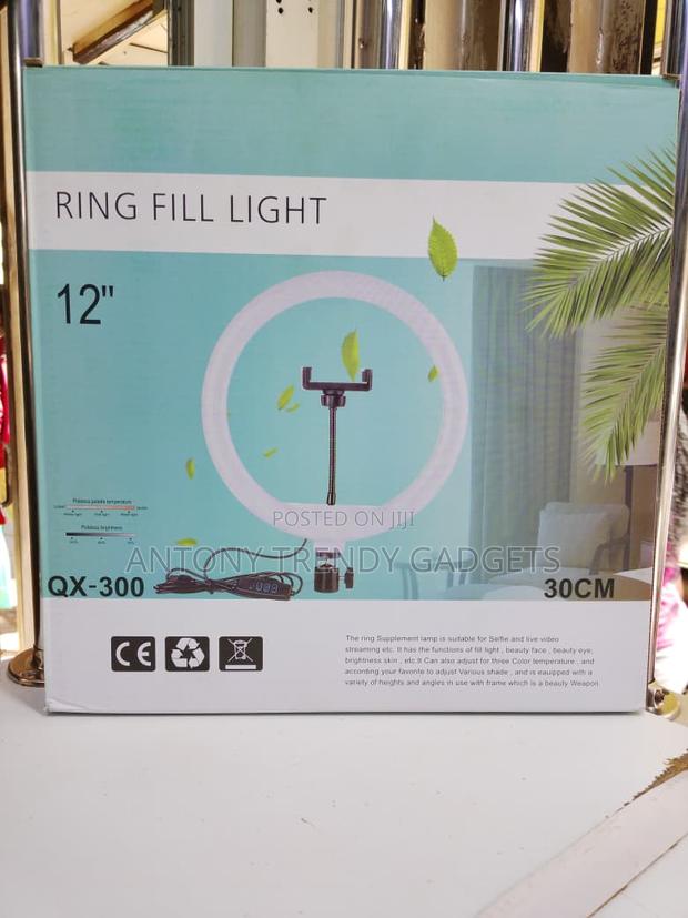 12 Inch Led Ring Light Stand Kit For Vlogging & Photography - thumbnail 2