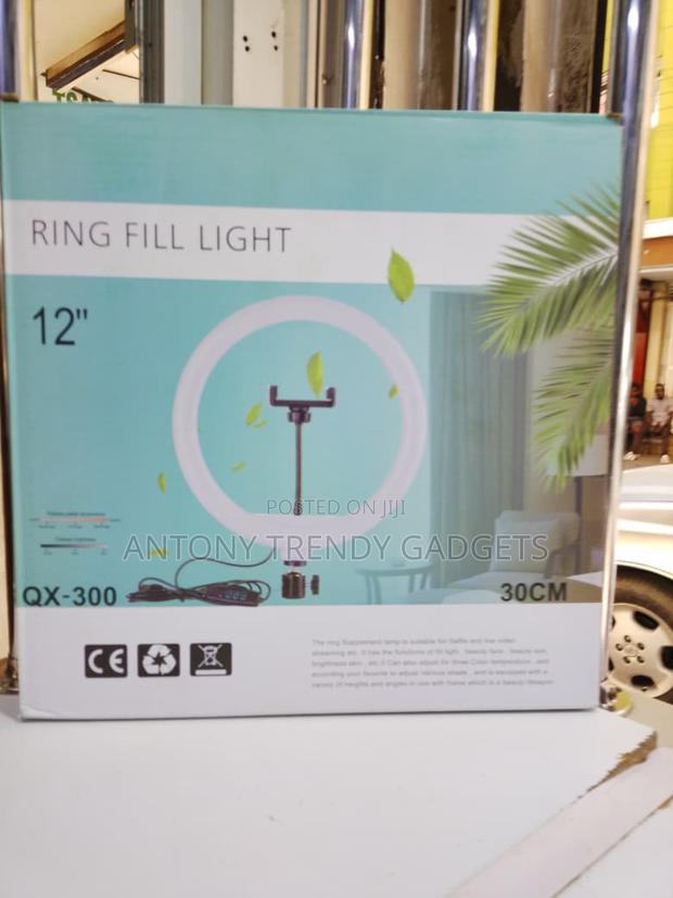 12 Inch Led Ring Light Stand Kit For Vlogging & Photography - thumbnail 3