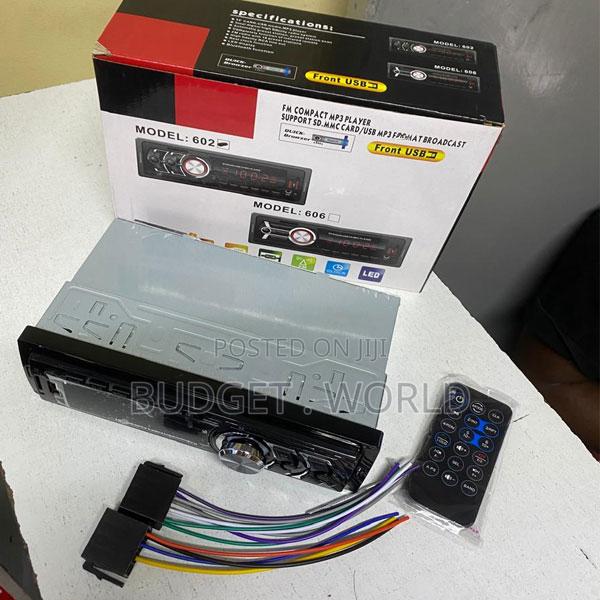 Single-Line Display Tf Card Aux in Remote Control Car Radio Mp3