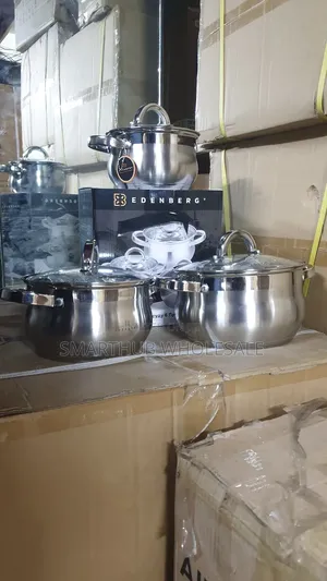 6pc Edenburg Stainless Steel Cookware
Eb-3716