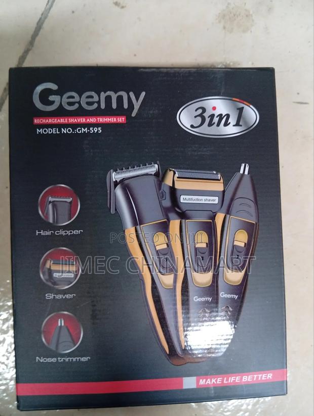 3-in-1 Rechargeable Shaver Trimmer Set - main view