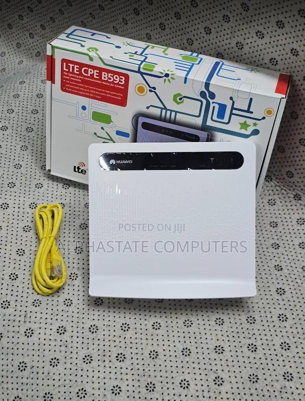 Huawei B593 Lte 4g Router With Lan Ports and Sim Card Support