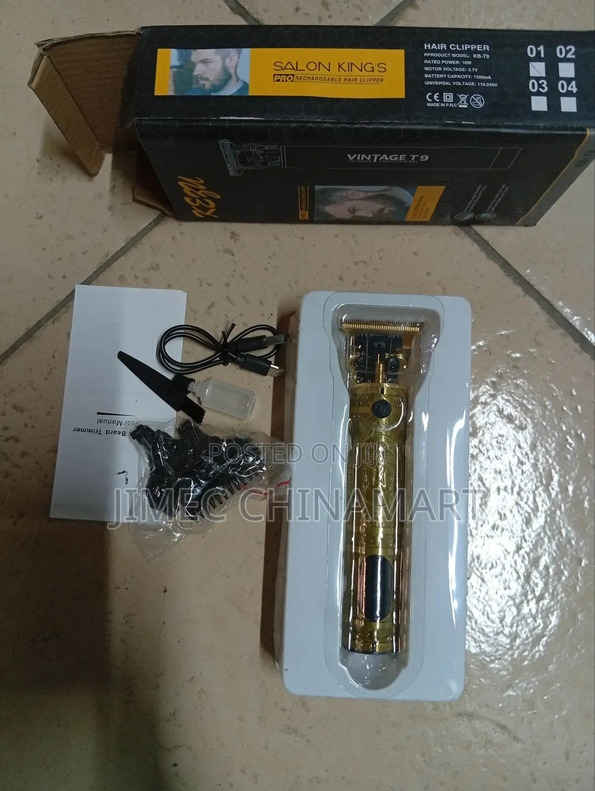Vintage Pro Rechargeable Hair Clipper