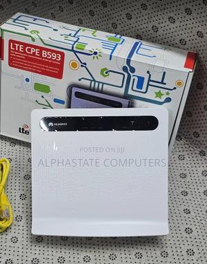 4g Huawei Cpe Router B593 for Plug and Play Sim Based Internet - thumbnail 2