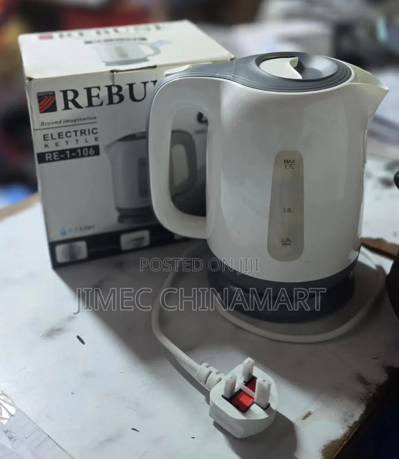 Rebune White Electric Kettle