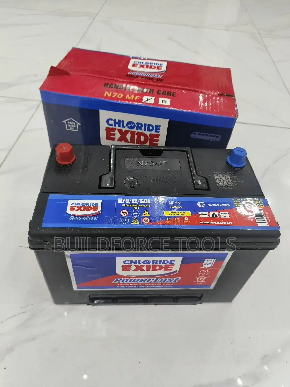 Chloride Exide Battery N70