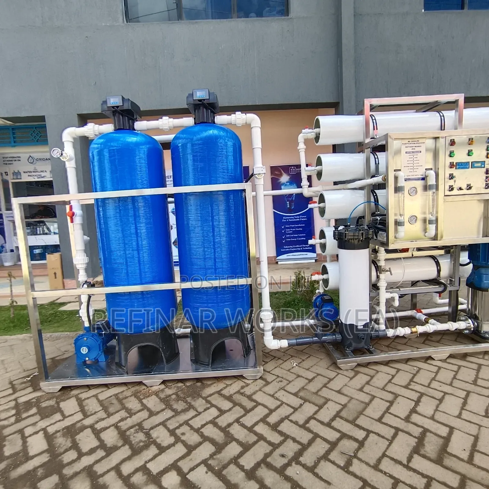 Refinar Industrial Ro System – Plug Play | 5000 LPH