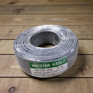 High Conductivity PVC 1.5mm 90m Twin With Earth Cable