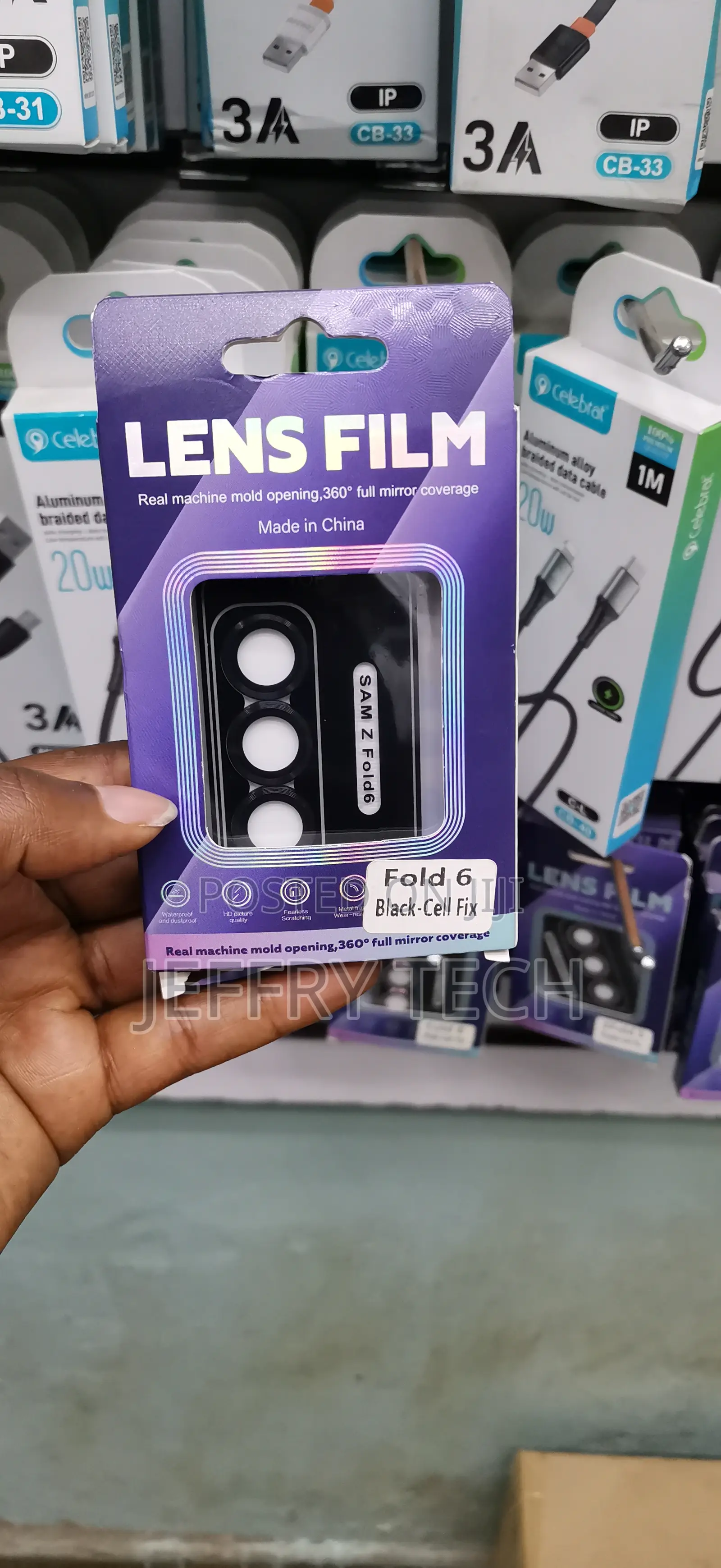 Huxii Samsung Galaxy Z Fold 6 Camera Ring Lens Protector