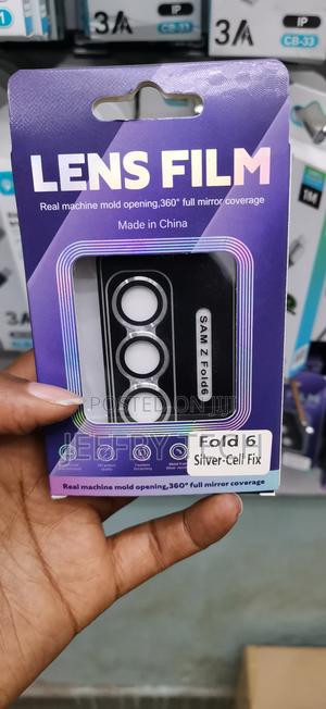 Hengs Samsung Galaxy Z Fold 6 Ring Tempered Metal Glass Protector - thumbnail 2