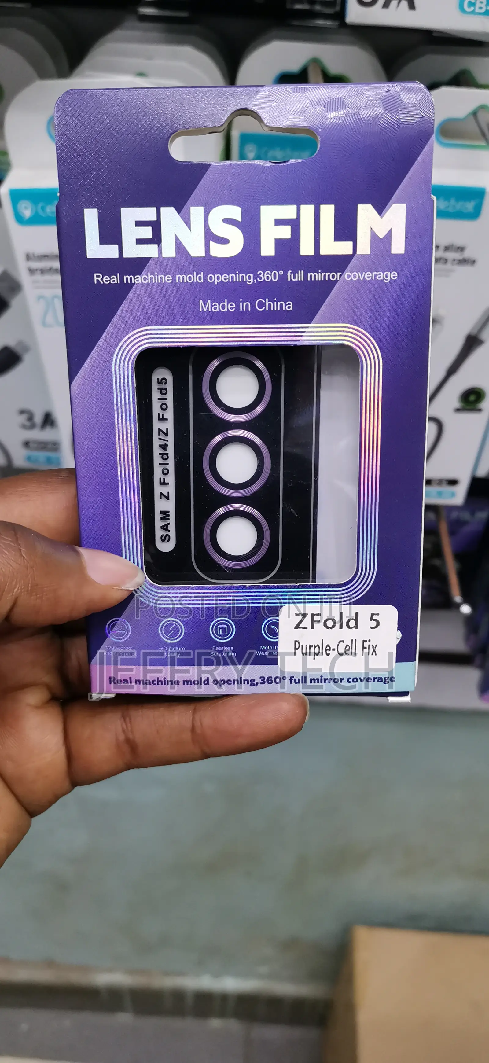 Miaa Camera Lens Protector for Samsung Galaxy Z Fold 5