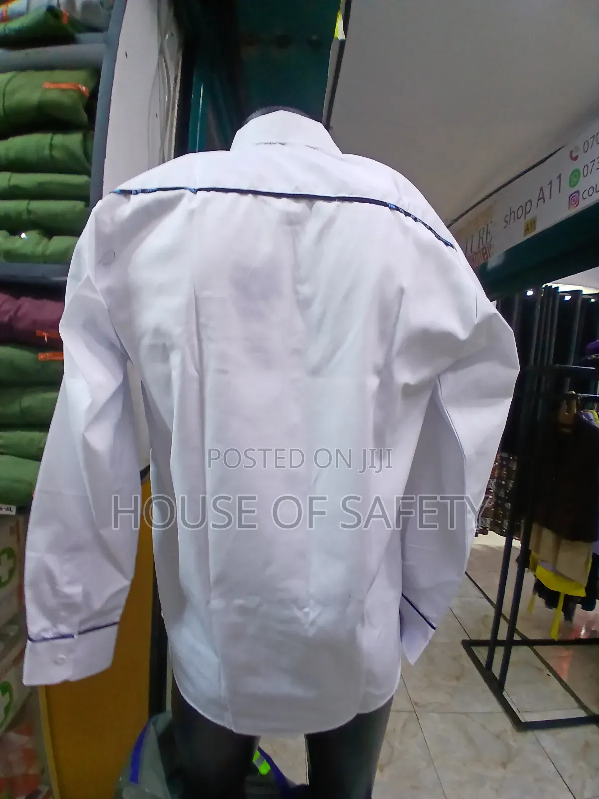 Men Shirt With Easy Pop Up