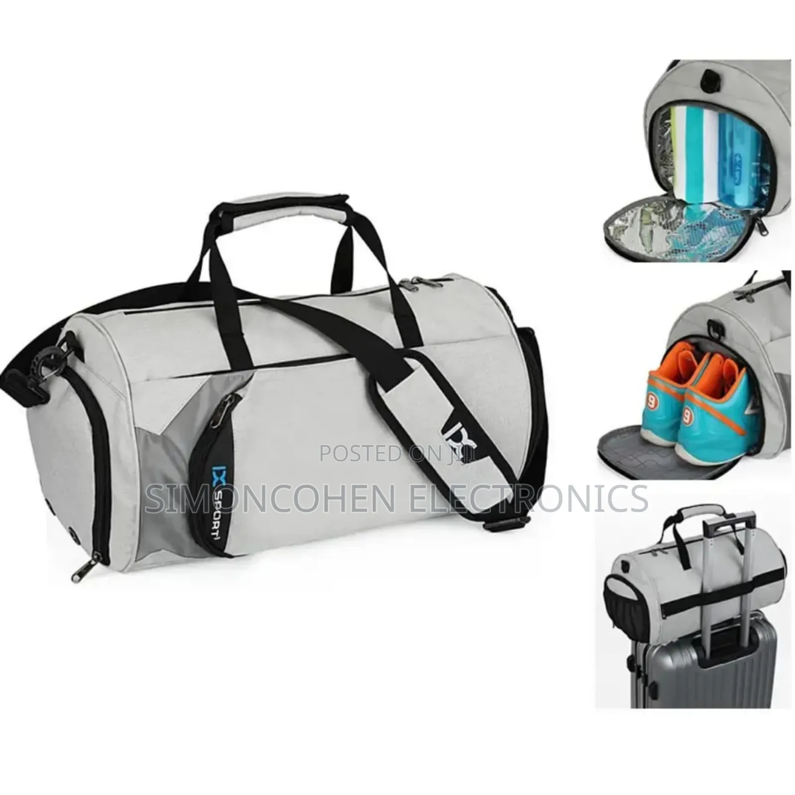 Large Duffle Bag With A Shoe Compartment