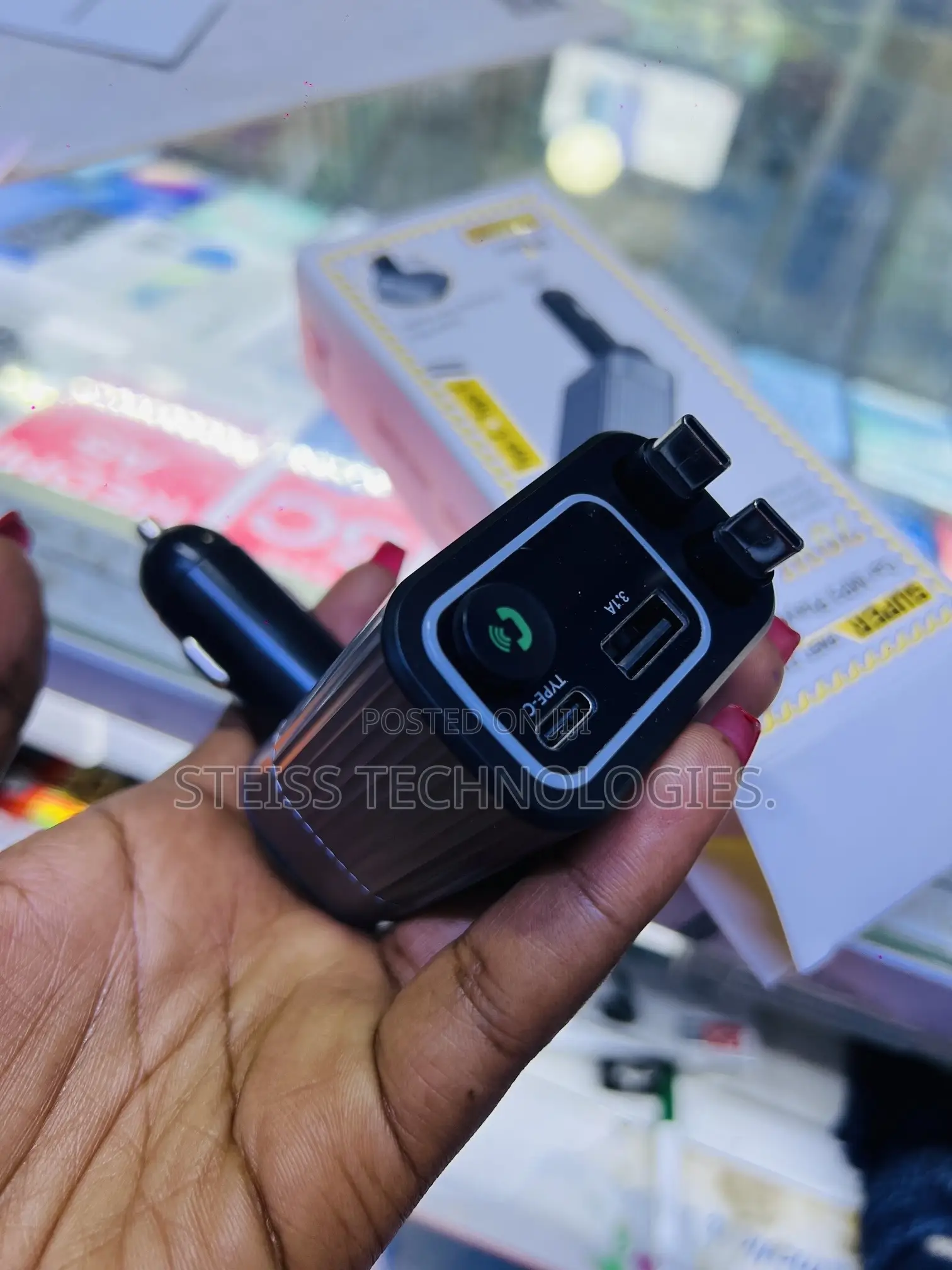 Car Mp3 Player and Car Charger
