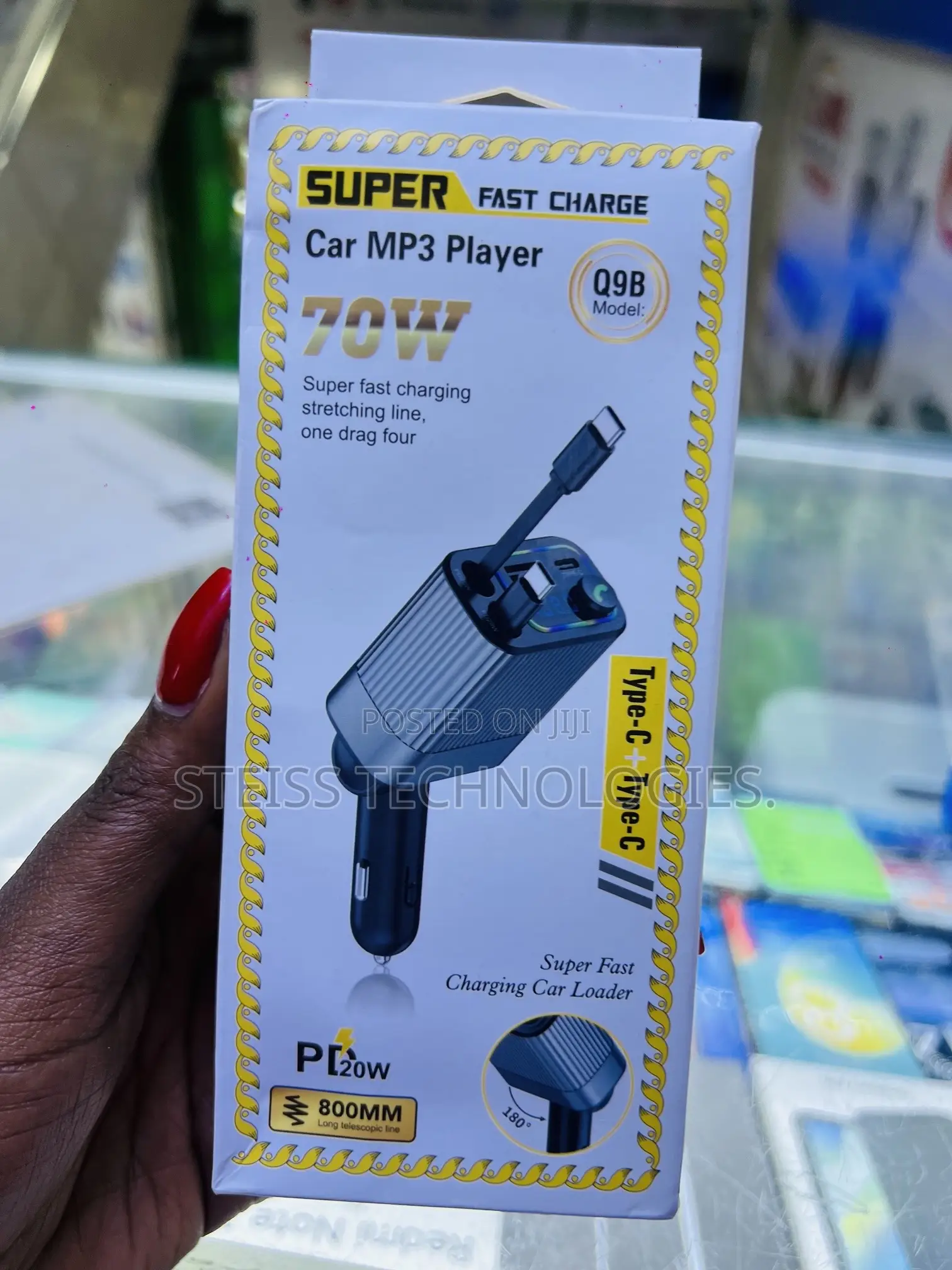 Car Mp3 Player and Car Charger