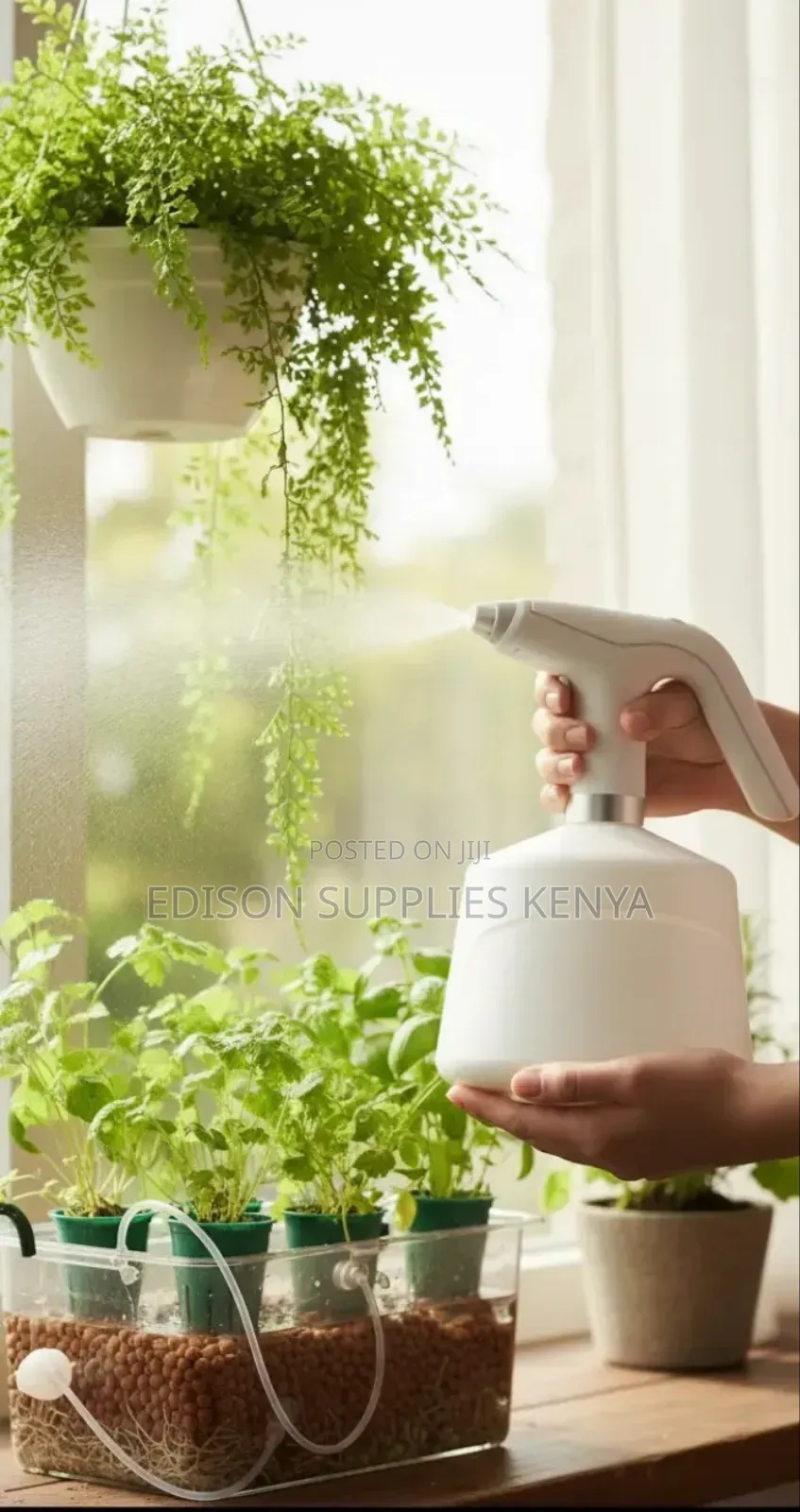 Rechargeable Spray Bottle 1litre Automatic Watering Can Garden Sprayer