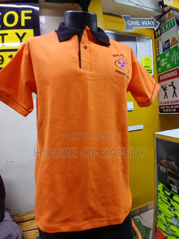 Branding Options Orange Polo