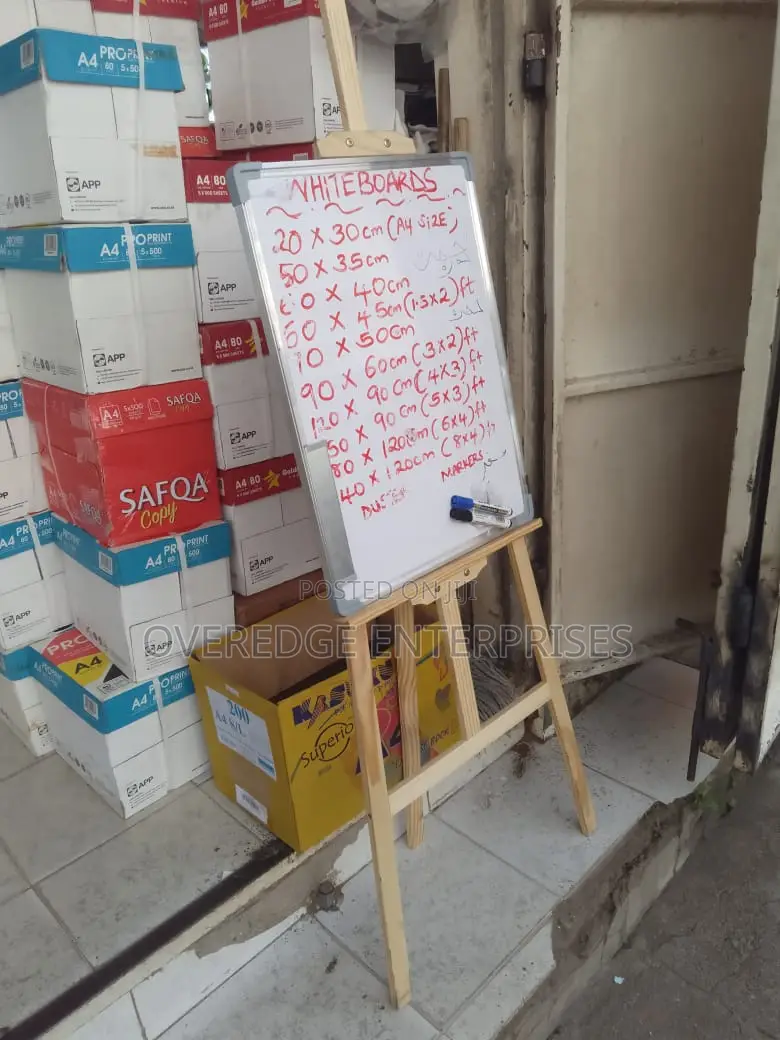 Whiteboard on Easel Wooden Stand