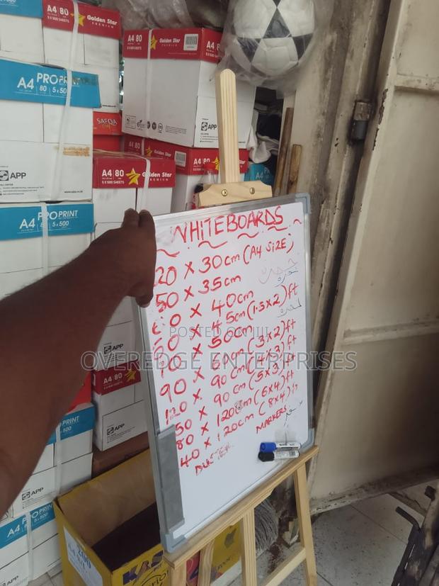 Whiteboard on Easel Wooden Stand on Sale - main view